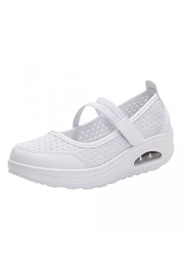 550 Basket Femme Confort Chaussure de Running Slip on Breathe Mesh Chaussures de Marche Femmes Mode Baskets Confort Wedge Pla
