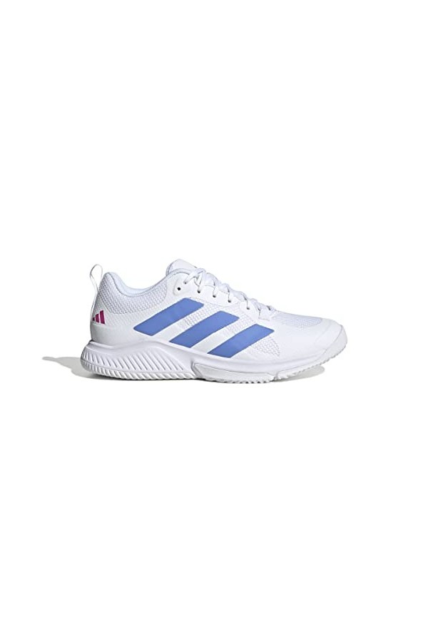 adidas Femme Court Team Bounce 2.0 W Chaussures Basses Non-Football , FTWR White Silver Met Grey One, 48 2/3 EU