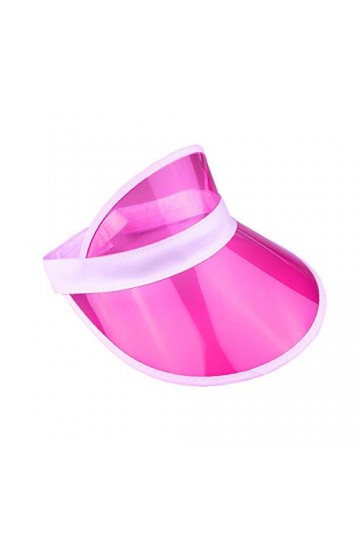 Chapeau unisexe style années 80 rétro néon pare-soleil chapeau bandeau casquette golf tennis enterrement de vie de garçon pok