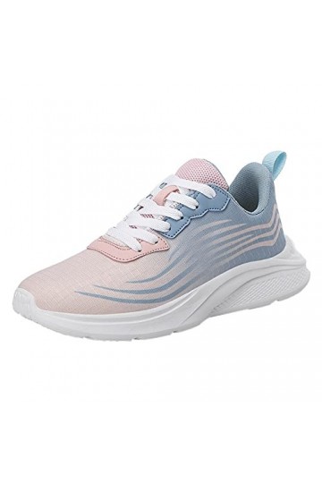 Baskets Mode Femme Baskets Chaussures de Plein air Maillage Respirable Fitness Loisirs Sport féminin Course Baskets pour Femm