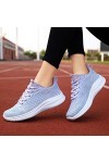 Baskets Mode Femme Sneakers Respirant Mesh Confortable A Lacets Plates Canvas Confortables Pas Cher Mode LéOpard Respirant Me