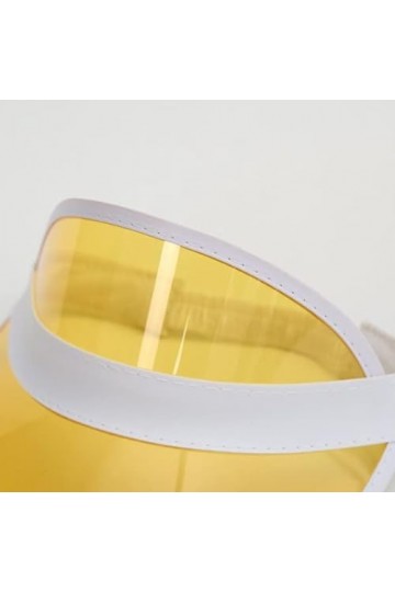 Hernin 4 Visières Pare-Soleil Néon,Casquette Unisexe rétro années 80 avec visière,Soleil Chapeau Visière Casquettes Vélo Sunh