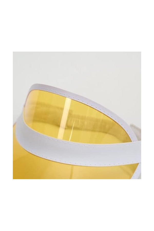 Hernin 4 Visières Pare-Soleil Néon,Casquette Unisexe rétro années 80 avec visière,Soleil Chapeau Visière Casquettes Vélo Sunh