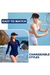 TAGVO Visière Femms avec Bord Rétractable, Élastique Casquette Visière Sport Tennis Golf, Casquette Visières Visières de Sole