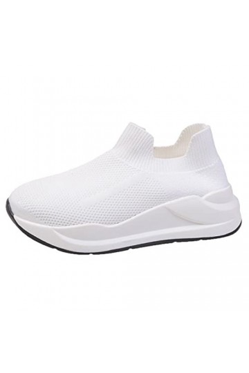 Woaikeyu Baskets Femme Compensées Mode Confortable Casual Respirant Léger Solide Couleur Chaussures de Sport Chaussures de Co