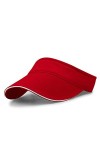 VSUSN Visiere Casquette Anti UV Femmes Casquette Visière Hommes Visières de Soleil Anti-Soleil Beach Visiere, Rouge