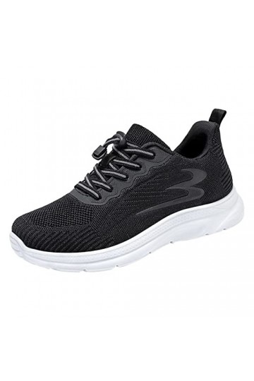 Baskets décontractées pour Dames Mode été et Automne Femmes Baskets Chaussures Mouche tissé Maille Respirant Confortable lége