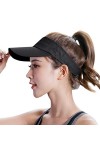 Casquette Visière Femme Homme Visière de Golf Anti Soleil Casquette Pare-Soleil Réglable Casquette Séchage Rapide Visière Sol