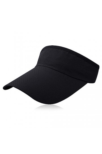 Casquette Visière Femme Eté Casquette du Sports Pare-Soleil avec Bord Large Top Vide Chapeau de Soleil Visière Anti-UV Serre-