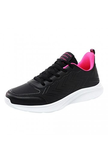 Basket Femme Chaussures de Running Femmes Baskets Mode été Nouveau Couleur Unie Plateforme Fond Plat Confortable antidérapant