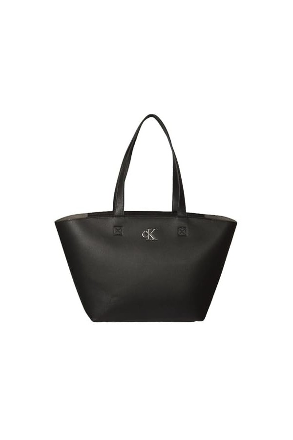Calvin Klein CKJ Minimal Monogram Shopper28 Black