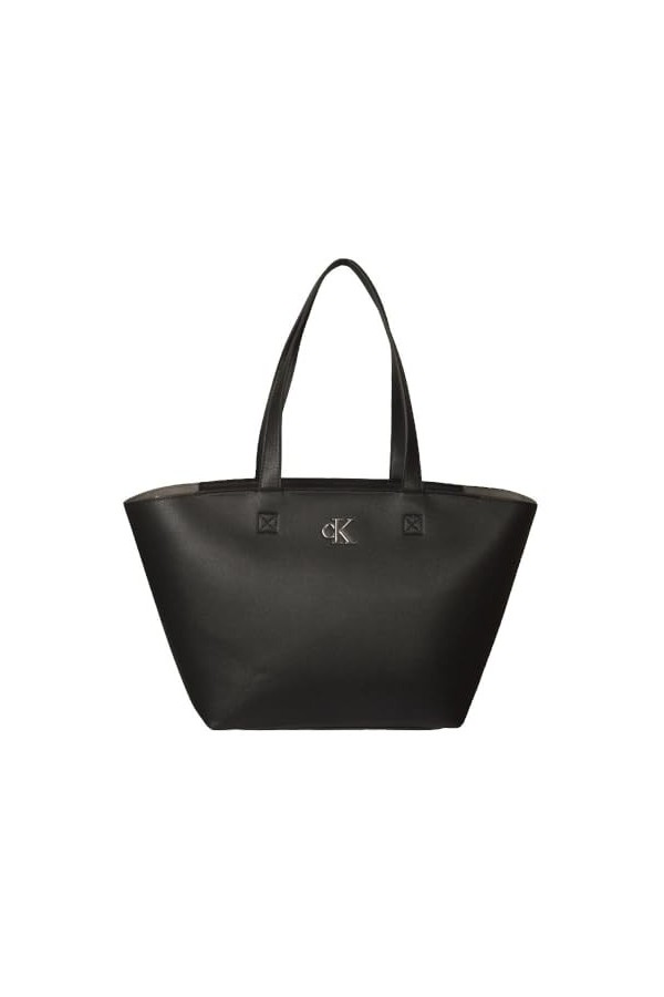 Calvin Klein CKJ Minimal Monogram Shopper28 Black
