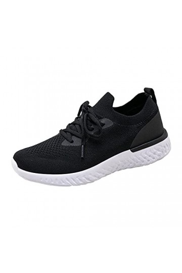 Basket Mode Femmes Chaussures de Course Air Running Sneakers Sport Outdoor Casual Marcher Respirantes Confortable Fitness Gym