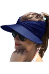 YSTrillion Visière Plage Femme,Pliable et à Séchage Rapide Casquette Visière Chapeau Pare Soleil FemmeVisiere Casquette Femme