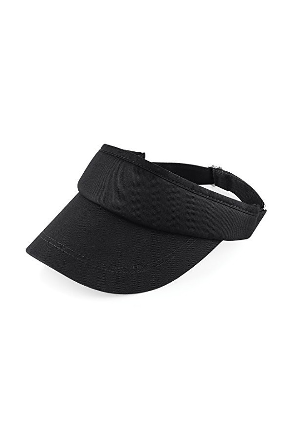 Beechfield - Visière 100% coton - Adulte unisexe Taille unique Blanc 