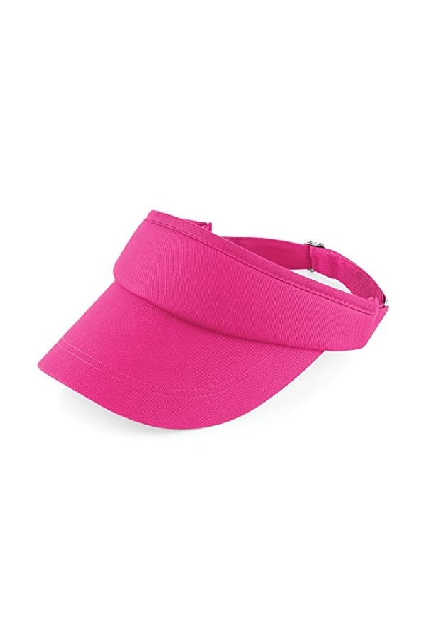 Beechfield - Visière 100% coton - Adulte unisexe Taille unique Blanc 