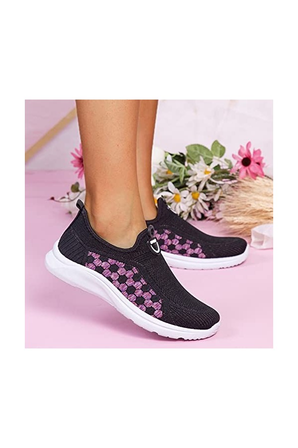 Baskets mode femmes baskets confort chaussures décontractées femmes couleurs Gray chaussures de marche Lady Easy Shoes Bottes