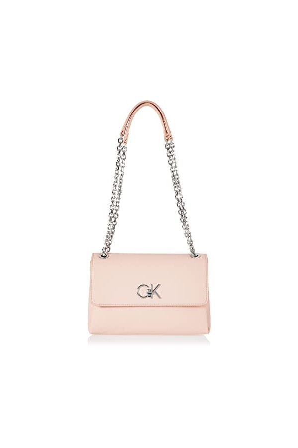Calvin Klein Sac Bandoulière Femme Re-Lock Ew Conv Xbody Petit Modèle, Rose Cafe Au Lait , Taille Standard