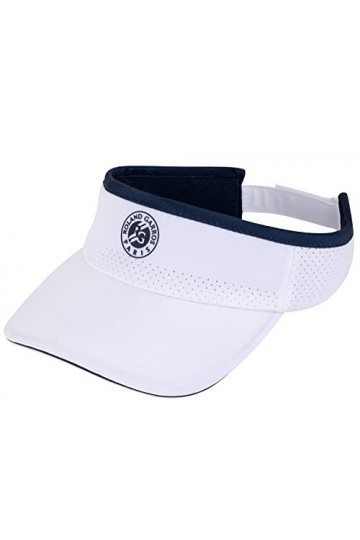 ROLAND GARROS Casquette visière Performance Femme Collection Officielle - Taille réglable