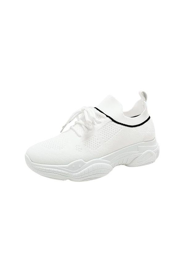 Baskets Mode Femme Sneakers Confortables Pas Cher Mode A Lacets Plates Canvas Confortables Pas Cher Mode LéOpard Chaussures F