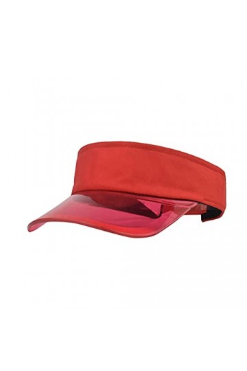 KUKICAT Woman Femmes Hommes Casquette de Protection UV en Plastique PVC Casquette Pare-Soleil avec Visières de Soleil Transpa