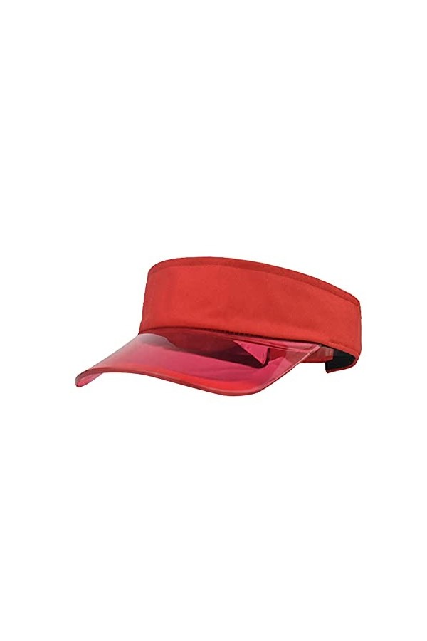 KUKICAT Woman Femmes Hommes Casquette de Protection UV en Plastique PVC Casquette Pare-Soleil avec Visières de Soleil Transpa