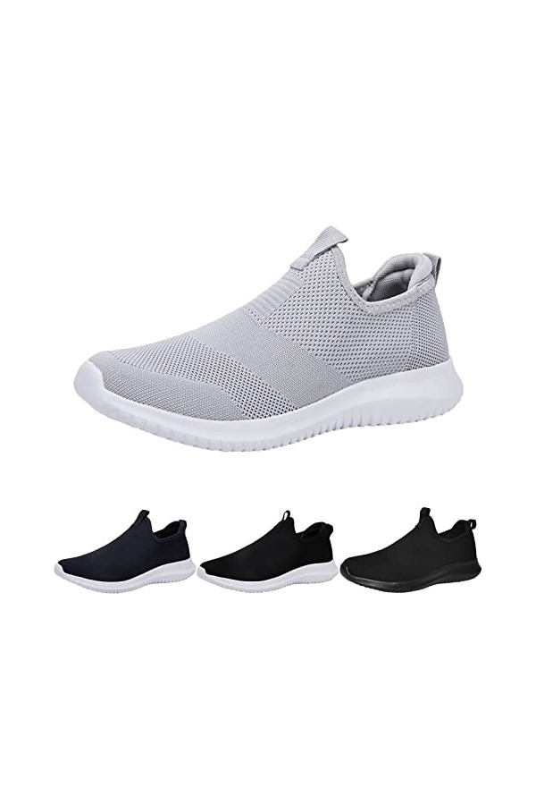 Yavion Basket Femmes Baskets Mode Chaussures De Sport Femme,Sneakers Basses Compensées Jogging Voyage Chaussures De Sport Fem