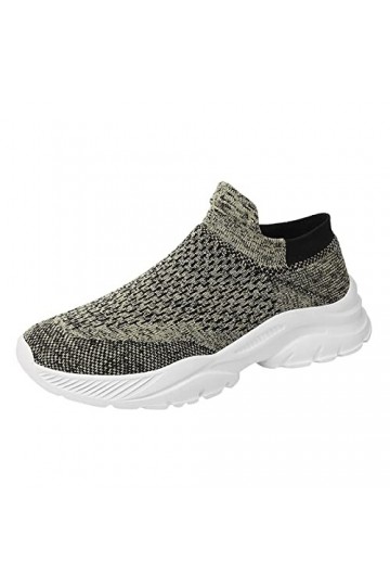 Baskets Mode Femme Sneakers Légère Running Sport Compétition Plates Canvas Confortables Basse Respirant LéGer Sneakers Imprim
