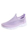 Chaussures Femme Confortable Sneakers Femmes Baskets Mode été Nouveau Couleur Unie Maille Creuse Respirant Fond Plat Chaussur