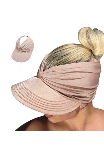 YAMEE Visiere Casquette Femme,Visière Plage Femme,Chapeau de Soleil Femme,Casquette Femme ete,Visiere de Protection pour Voya