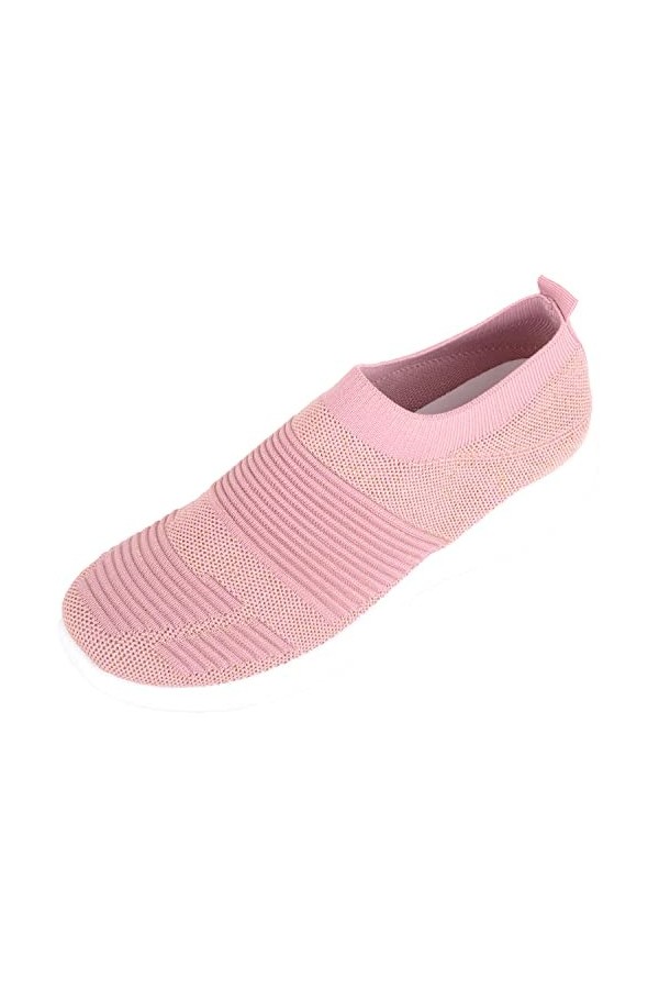 Baskets légères et élastiques à enfiler pour femme, gris, 37 EU