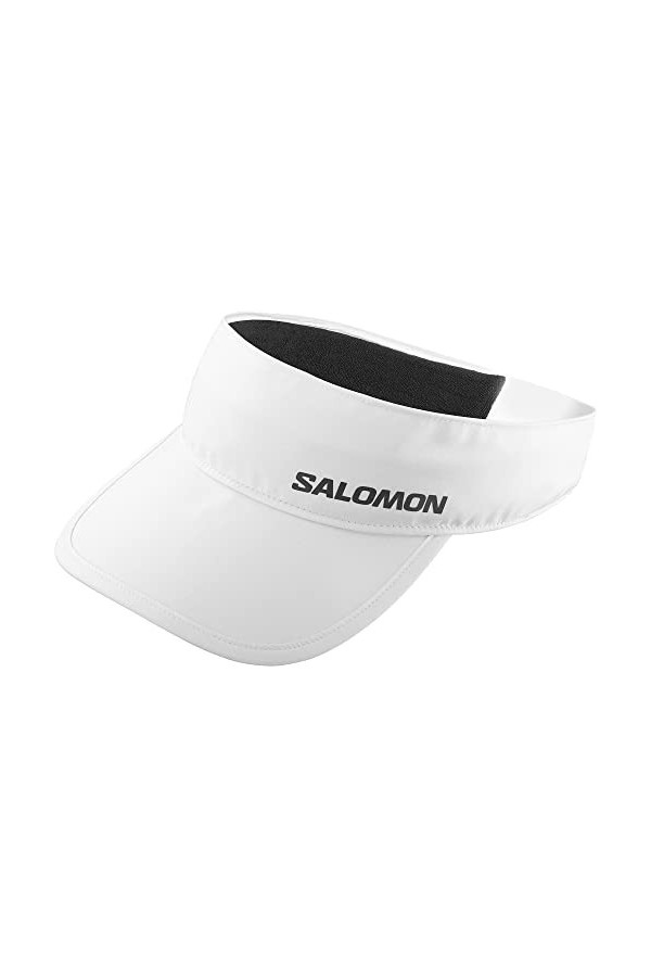 Salomon Cross Visor, Visière Unisexe, Avec Bande Élastique Douce et Absorbante, pour Course à Pied, Surf the Web
