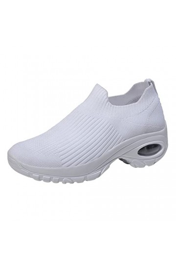 Marche Sport Chaussures pour Femmes Baskets Mode Femmes Baskets Confort Femmes Chaussures décontractées Femmes Gris Couleur C