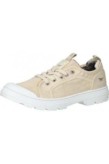 mustang Femme 1426-303 Chaussures Basses à Lacets, Ecru, 38 EU