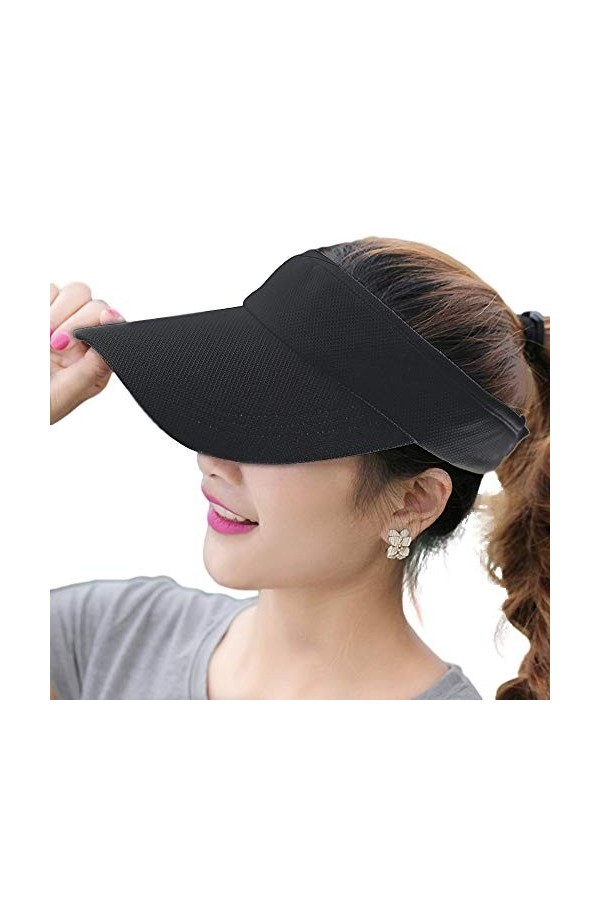 Fasbys Casquette Visière Femme Homme Visière de Golf Séchage Rapide Visière Soleil pour Tennis Sport Running Cyclisme