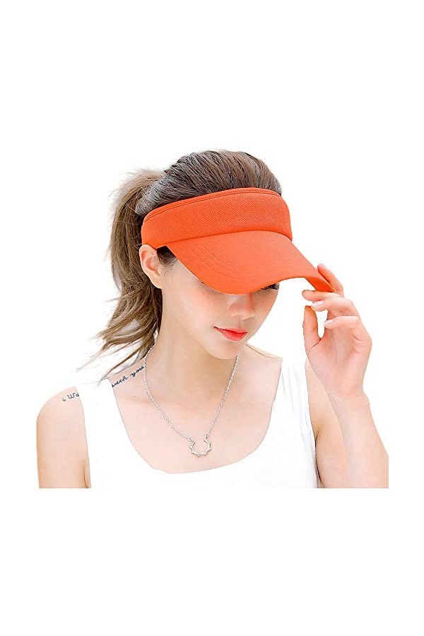 Fasbys Casquette Visière Femme Homme Visière de Golf Séchage Rapide Visière Soleil pour Tennis Sport Running Cyclisme