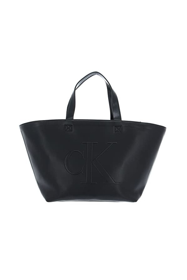 Calvin Klein CKJ Sculpted Shopper 27 Pipping Black