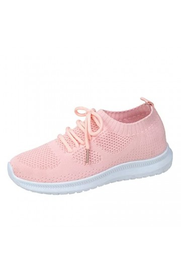 Baskets Mode Femme Volant Respirant Printemps tissé Femmes Chaussures décontractées Chaussures de Course Chaussures de Sport 