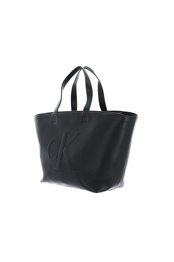 Calvin Klein CKJ Sculpted Shopper 27 Pipping Black