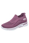 Chaussure Orthopedique Femme Chaussures Respirantes Basket Mode Baskets élégantes Chaussure de Running Toile Sneakers Maille 