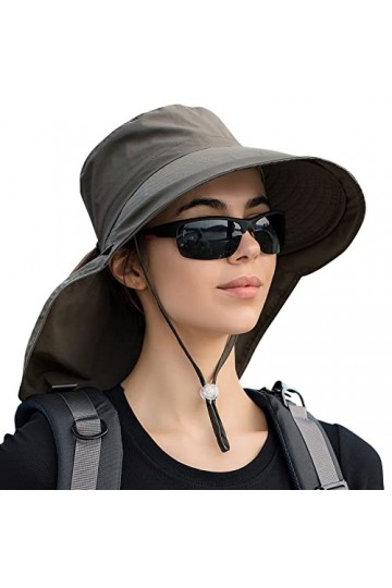 Chapeau Femme Eté Pliable Casquette Visière Chapeau Soleil pour Plage Voyage Sport Loisir