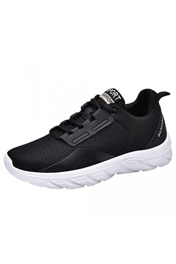 Marche Sport Femmes Baskets Mode Chaussures de Sport Maille Respirant Fond Souple Confortable Grandes Chaussures de Walking T