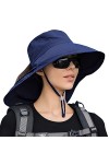 Chapeau Femme Eté Pliable Casquette Visière Chapeau Soleil pour Plage Voyage Sport Loisir