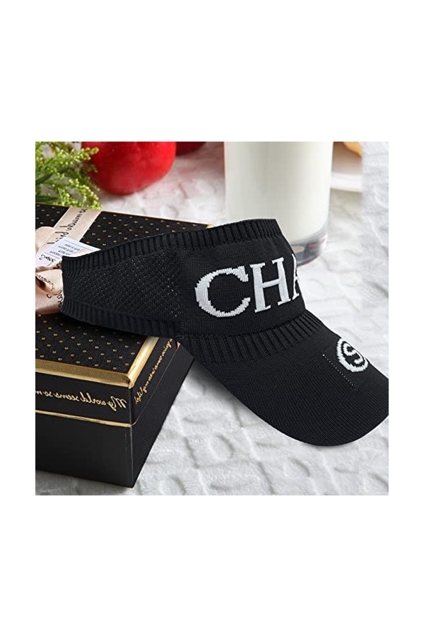 2 pièces Visiere Casquette Femme, Casquette Golf, Visières Casquette de Soleil, Sports Visière Femme, Unisexe Sport Cap, Casq