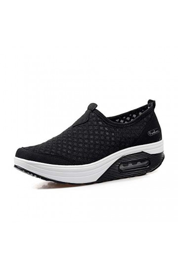 Femmes Minceur Taille Chaussures Marche Baskets 35-42 EU Plateforme Chaussures Poids Air Léger Engrener Elastic Sports en Mar