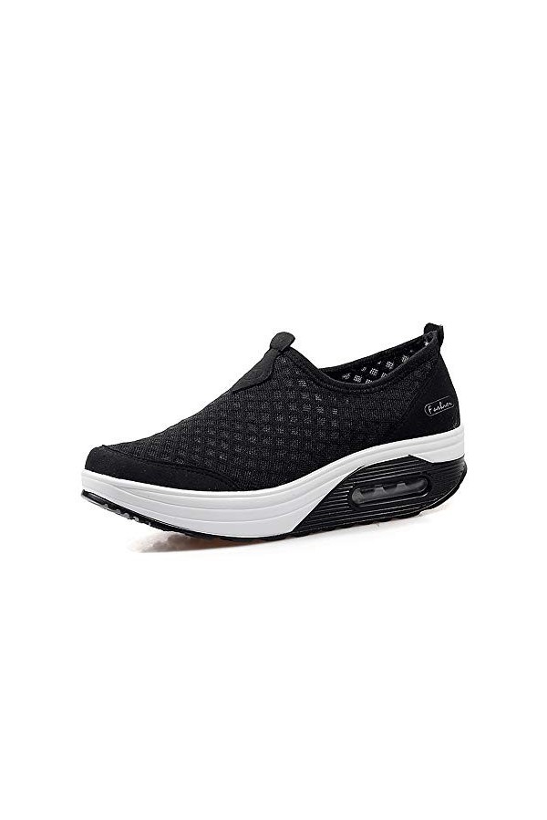 Femmes Minceur Taille Chaussures Marche Baskets 35-42 EU Plateforme Chaussures Poids Air Léger Engrener Elastic Sports en Mar