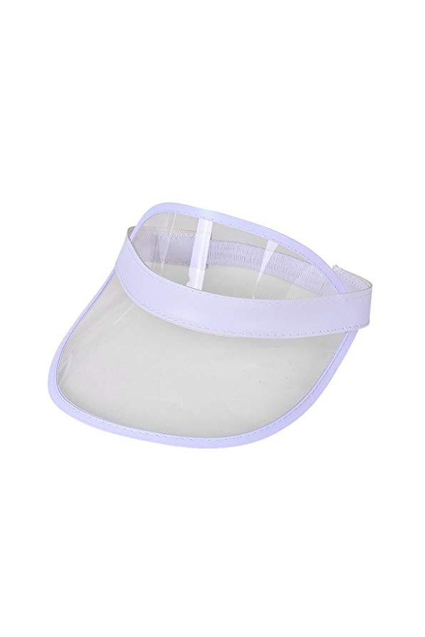CHAOEN Unisexe Style des années 80 Rétro Néon Visière en Plastique Couleur Bonbon Bandeau Réglable Casquette Golf Tennis Cerf