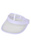 CHAOEN Unisexe Style des années 80 Rétro Néon Visière en Plastique Couleur Bonbon Bandeau Réglable Casquette Golf Tennis Cerf