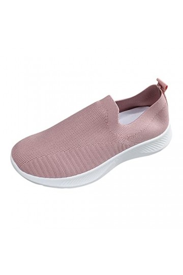 Baskets Femme Baskets Mode Femmes Baskets Confort Femmes Chaussures décontractées Femmes Gris Couleur Chaussures de Marche Da