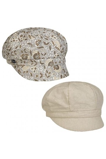 Lipodo Casquette Gavroche Summer Flowers Femme - Made in Italy avec étiquette visière, visière Printemps-été - Taille Unique 
